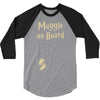 muggle on board maternity 3/4 Sleeve Shirt