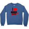 i love house music t shirt men logo3 new t shirt clothing design men Crewneck Sweatshirt