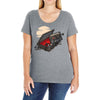 dead man walking Ladies Curvy T-Shirt