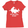 funny rude taste of kiwi Ladies Fitted T-Shirt