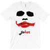 visage joker yeux ferm&eacute;s T-Shirt