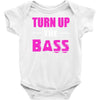turn up the bass Baby Onesie