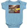 dinosaur in newyork Baby Bodysuit