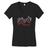 horror hands Women's V-Neck T-Shirt