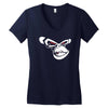 gorilla angry Women's V-Neck T-Shirt