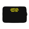 cloudy eyes, empty hearts, might lose Laptop sleeve