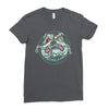 angry bulldog Ladies Fitted T-Shirt
