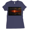Florida Sunset Ladies Fitted T-Shirt