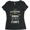 legendary riders are born in 1980 Women's Triblend Scoop T-shirt