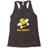 bee happy Racerback Tank