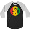 rasta lion head reggae dub step music dance 3/4 Sleeve Shirt