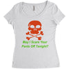 halloween pickup line Women's Triblend Scoop T-shirt