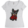 corgipool Women's Triblend Scoop T-shirt