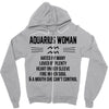Aquarius Woman Zipper Hoodie