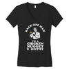 chicken nugget scientist Women's V-Neck T-Shirt