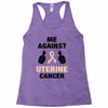 Me Against Uterine Cancer Racerback Tank