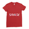 Martinez Twins savage Ladies Fitted T-Shirt