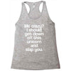 me crazy Racerback Tank