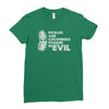pickles are cucumbers soaked in evil Ladies Fitted T-Shirt