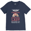 camping lady V-Neck Tee