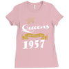 queens are born in 1957 Ladies Fitted T-Shirt