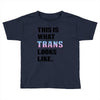 This is What Trans Looks Like Toddler T-shirt