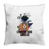 who loves cavalier king charles Throw Pillow