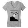 I Want To Believe (f243) Women's V-Neck T-Shirt