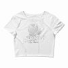 animal funny brid Crop Top