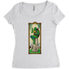 here lies shredder Women's Triblend Scoop T-shirt