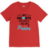 my favorite people call me poppy V-Neck Tee