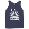 white ink camping is in tents funny Tank Top