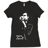 nick cave microphone Ladies Fitted T-Shirt