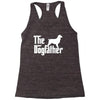 the dogfather english springer spaniel white Racerback Tank
