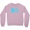 save a wave ride a surfer Crewneck Sweatshirt