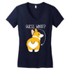 guess what Women's V-Neck T-Shirt