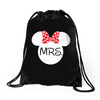 Mr. and Mrs. Matching Drawstring Bags
