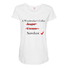 a woodworker's Maternity Scoop Neck T-shirt