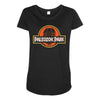 paleozoic park Maternity Scoop Neck T-shirt