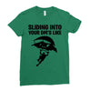 sliding into your dm's like Ladies Fitted T-Shirt