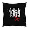 Made In 1969 All Original Parts Throw Pillow