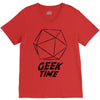 geek time V-Neck Tee