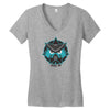 mustache animal Women's V-Neck T-Shirt