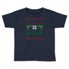 ugly dinosaur christmas Toddler T-shirt