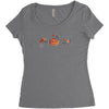 spooky kitties Women's Triblend Scoop T-shirt