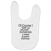 talk to myself Baby Bibs