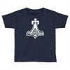 thors hammerretro viking norse fashion cool Toddler T-shirt