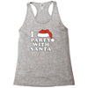 I Love Party With Santa Racerback Tank