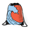Wave Drawstring Bags