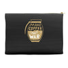make coffee not war Accessory Pouches